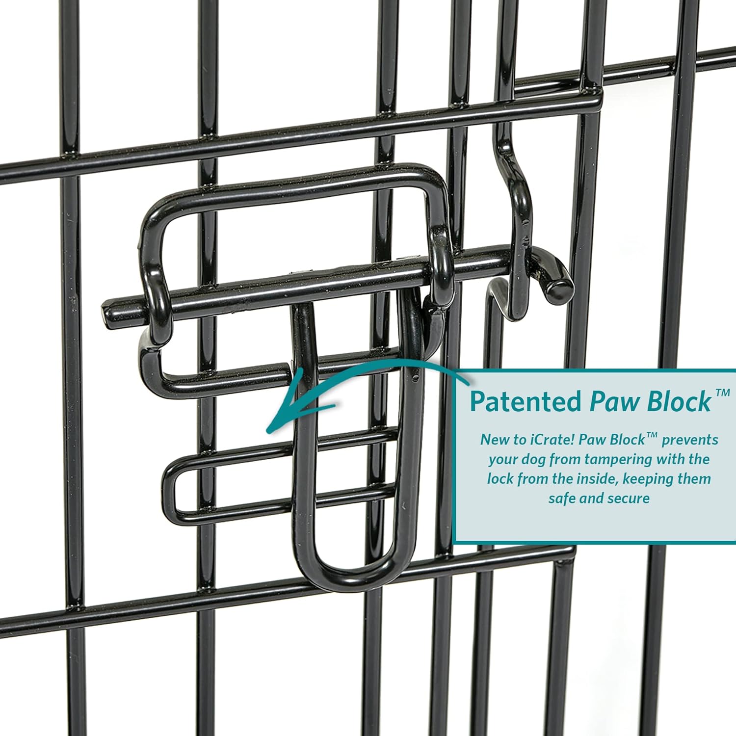 MidWest Homes for Pets 48-Inch Two-Door iCrate Folding Dog Crate with Divider Panel, Leak-Proof Tray & Secure Latches – Metal Wire Kennel for XL Breeds – Portable, Durable & Easy to Assemble - Image 6