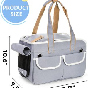 Collapsible Pet Carrier, Soft Sided Cat Carrier up to 15 Lbs, Portable...