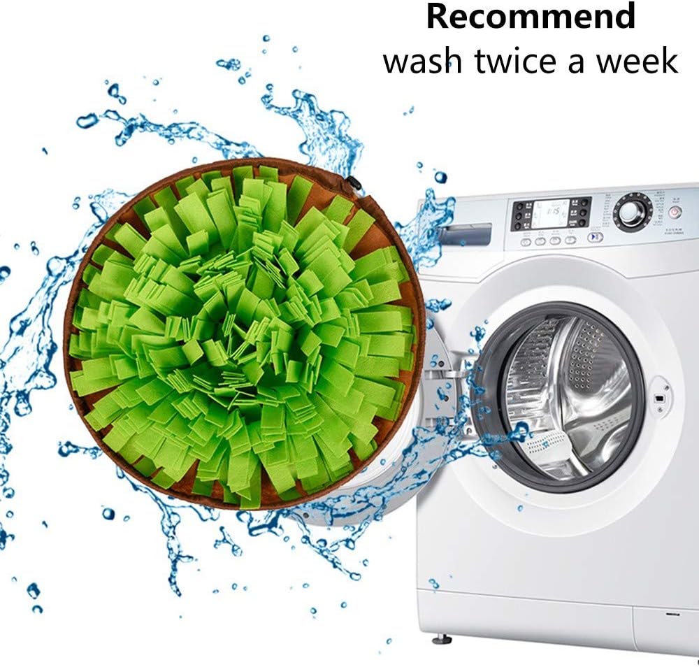 AWOOF Pet Snuffle Mat for Dogs, Interactive Feed Game for Boredom, Encourages Natural Foraging Skills for Cats Dogs Bowl Travel Use, Dog Treat Dispenser Indoor Outdoor Stress Relief - Image 6