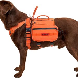 Onetigris Dyno Outdoor Dog Harness with Pockets, Front Range & Backpack Hiking Vest Harness, Tactical Service Dog Harness