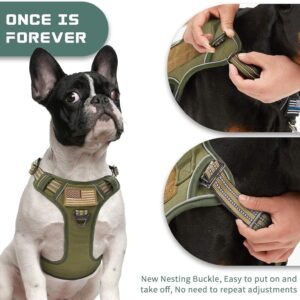 BUMBIN Tactical Dog Harness for Medium Dogs No Pull, Famous TIK Tok No...