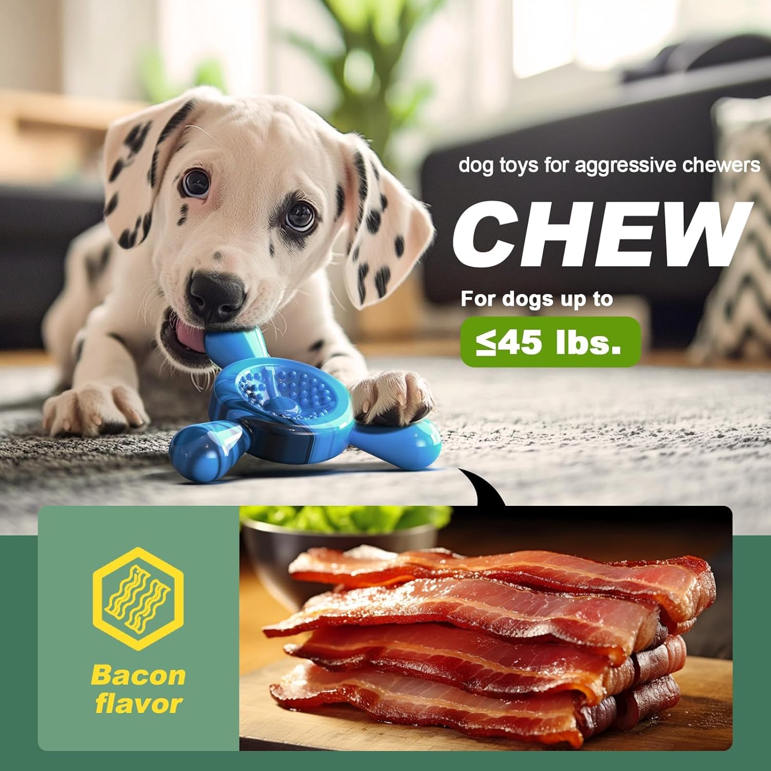 Indestructible Chew Toy for Aggressive Chewers – Tough Nylon Dog Toy for Teething Small Breeds, Durable Puppy Bone for Teeth Cleaning & Boredom Relief, Ideal Dog Birthday Gift - Image 4