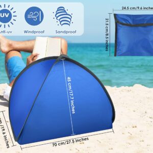 Mini Tent for Pets Small Dog Tent for Beach Portable Pop Up Sun Shade Shelter with Phone Compartment for Puppy and Large Cats Small Animals Sun Canopy for Camping and Outdoor
