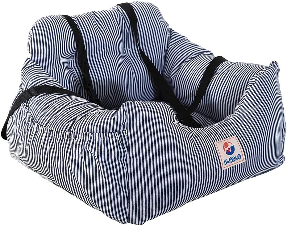 BLOBLO Dog Car Seat Pet Booster Seat Travel Safety Dog Bed for Car with Storage Pocket - Image 2