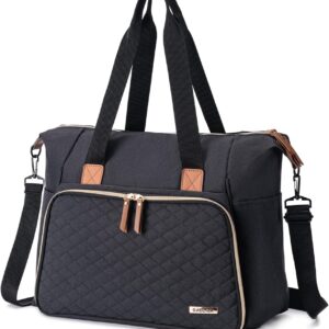 Pet Grooming Bag, Dog Grooming Supplies Organizer Tote Bag for Dog Groomers,-Black