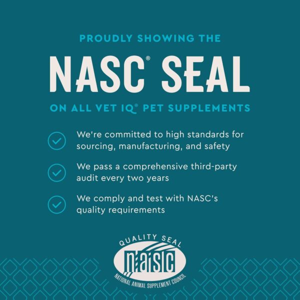 VetIQ Calming Support Supplement for Dogs, Calming Chews Help Manage Stress and Promote Relaxation, Anxiety Relief for Dogs, Made in The USA, 60 Count - Image 7