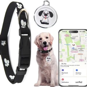 Dog Tracker-GPS Dog Collar-GPS Tracker for Dogs-Pet Tracker for Dogs | Android and iOS Universal | No Monthly Fee | Waterproof | Works with Any Collar