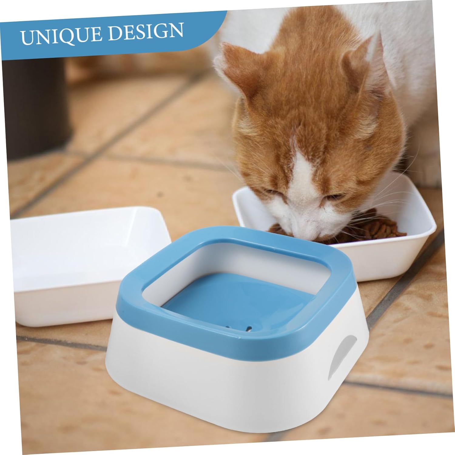 Totority Dog Water Bowl Floating Disk Spill Design for Cats and Dogs Portable Pet Feeder for Travel Safe and Plastic Material for Home and Outdoor Use - Image 3