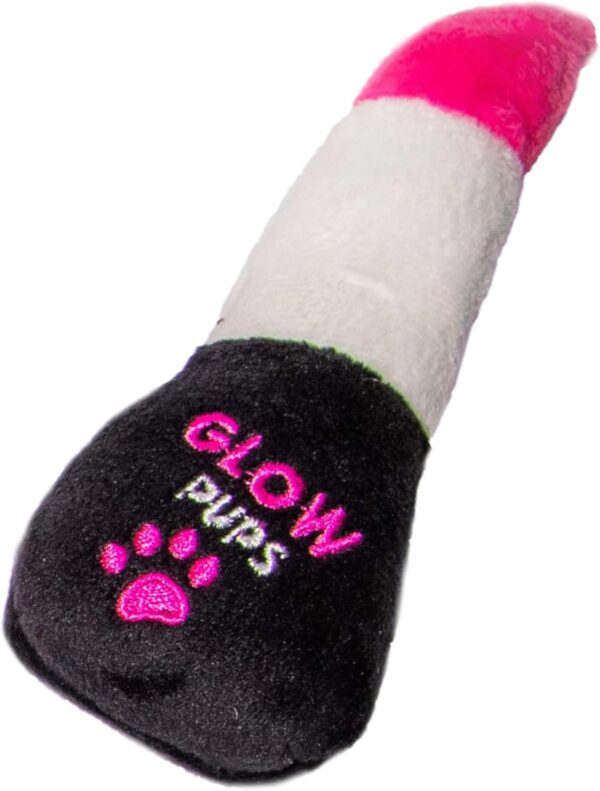 Hide and Seek Dog Toy, Pink Purse Plush Dog Toy with Squeakers, Crinkle Material & Rope Handle, Interactive Plush Lipstick, Cell Phone & Nail Polish Toys for Small Dogs - Pink/Fuchsia - Image 6