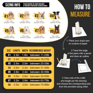 Dog Shoes for Large Medium Size Dogs, Breathable Dog Boots&Paw Protectors for Summer Hot Pavement Winter Snow, Waterproof Anti Slip Dog Booties for Outdoor Walking Hiking Hardwood Floor