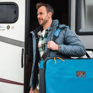 FXW Specialized Dog Playpen Storage Bag (Not Suitable for Other Brands), Designed for RV Trips, Fits 32″ H 8 Panels and 9 Stakes│Patented