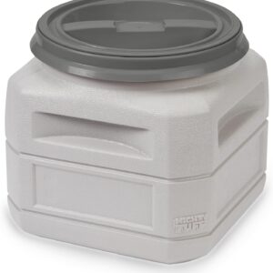 Mighty Tuff Airtight Dog Food Storage Container – 6 Gal, up to 24 lb Capacity – Cat and Dog Food Container with Twist Lid & Handles – BPA-Free, Made in USA