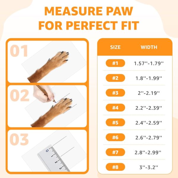 Dog Shoes for Large Dogs, Breathable Dog Booties for Hot Pavement, Anti-Slip Rubber Dog Booties Paw Protectors with Reflective Strap for Outdoor Walking Hardwood Floor Hiking, Size 6 - Image 2