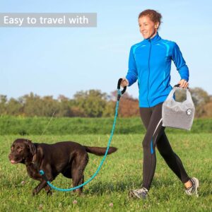 Dog Food Travel Bag 2pakc,Pet Travel Food Storage Container, Leakproof, Pet Safe,Foldable, for Maximum Freshness, for RV Road Trips, Camping, Longterm Dog Boarding Gear Accessories/white