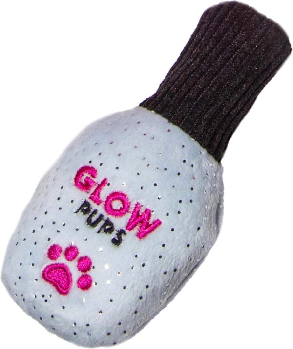 Hide and Seek Dog Toy, Pink Purse Plush Dog Toy with Squeakers, Crinkle Material & Rope Handle, Interactive Plush Lipstick, Cell Phone & Nail Polish Toys for Small Dogs - Pink/Fuchsia - Image 7