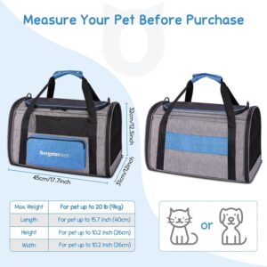 BurgeonNest Cat Carrier for Large Cats 20 lbs,Medium Pet Under 25 lbs,...