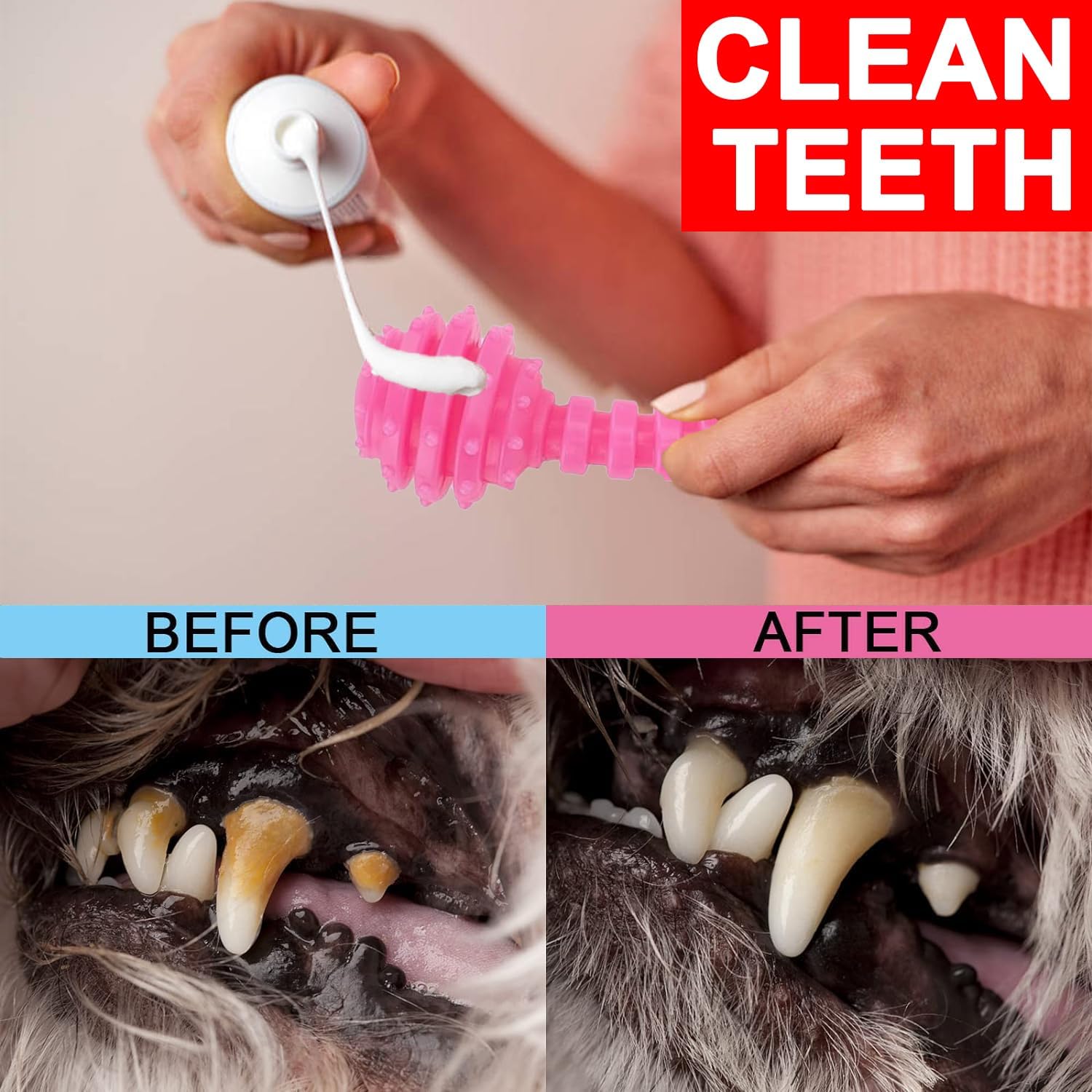 Puppy Toys, 6 Pack Dog Chew Toys for Puppy, Cute Pink Small Dog Toys, Teething Toys for Puppies, Soft Durable Interactive Chew Toy for Small Dogs - Image 3