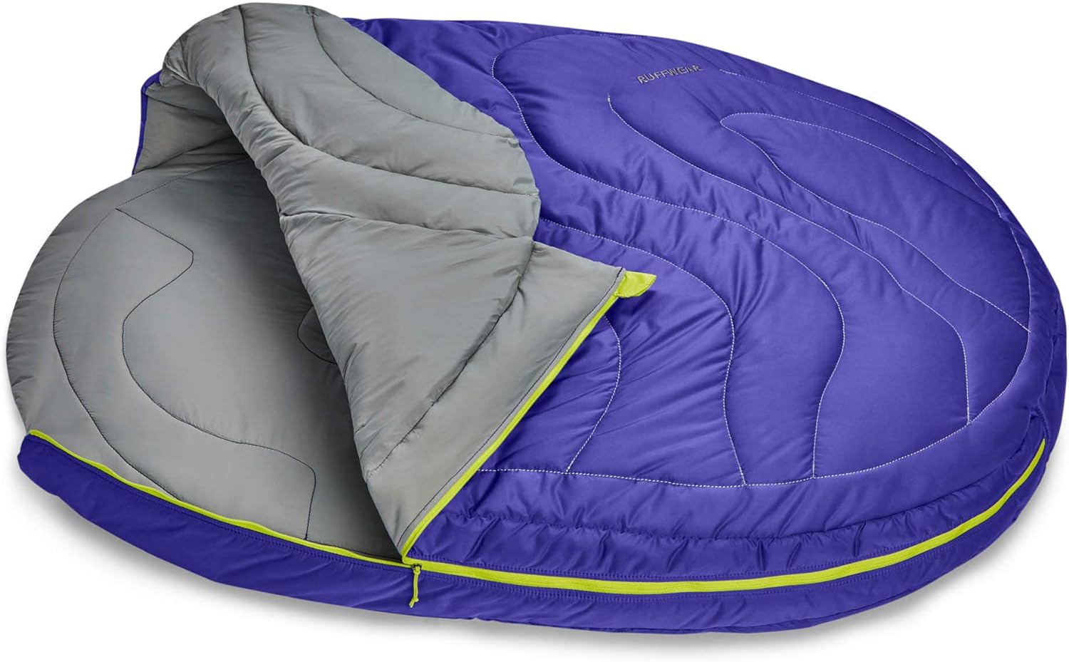 Ruffwear, Highlands Dog Sleeping Bag, Water-Resistant Portable Dog Bed for Outdoor Use, Huckleberry Blue, Large - Image 3