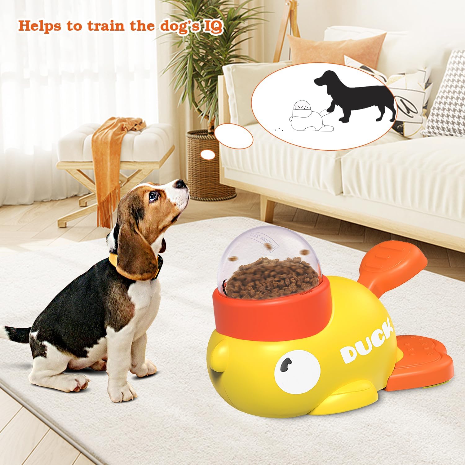 Dog Interactive Treat Dispenser Toy, Food Puzzle Slow Feeder - Image 6