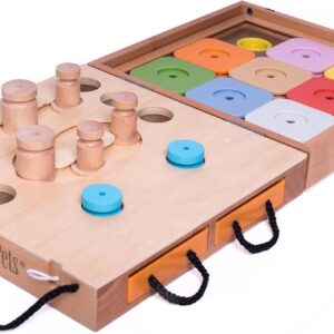Travel Dog – Portable 2-in-1 Interactive Puzzle Toy and Brain Game for Dogs, Ideal for Mental Stimulation, Dexterity Training and On-The-Go Entertainment