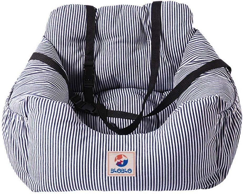 BLOBLO Dog Car Seat Pet Booster Seat Travel Safety Dog Bed for Car with Storage Pocket - Image 7