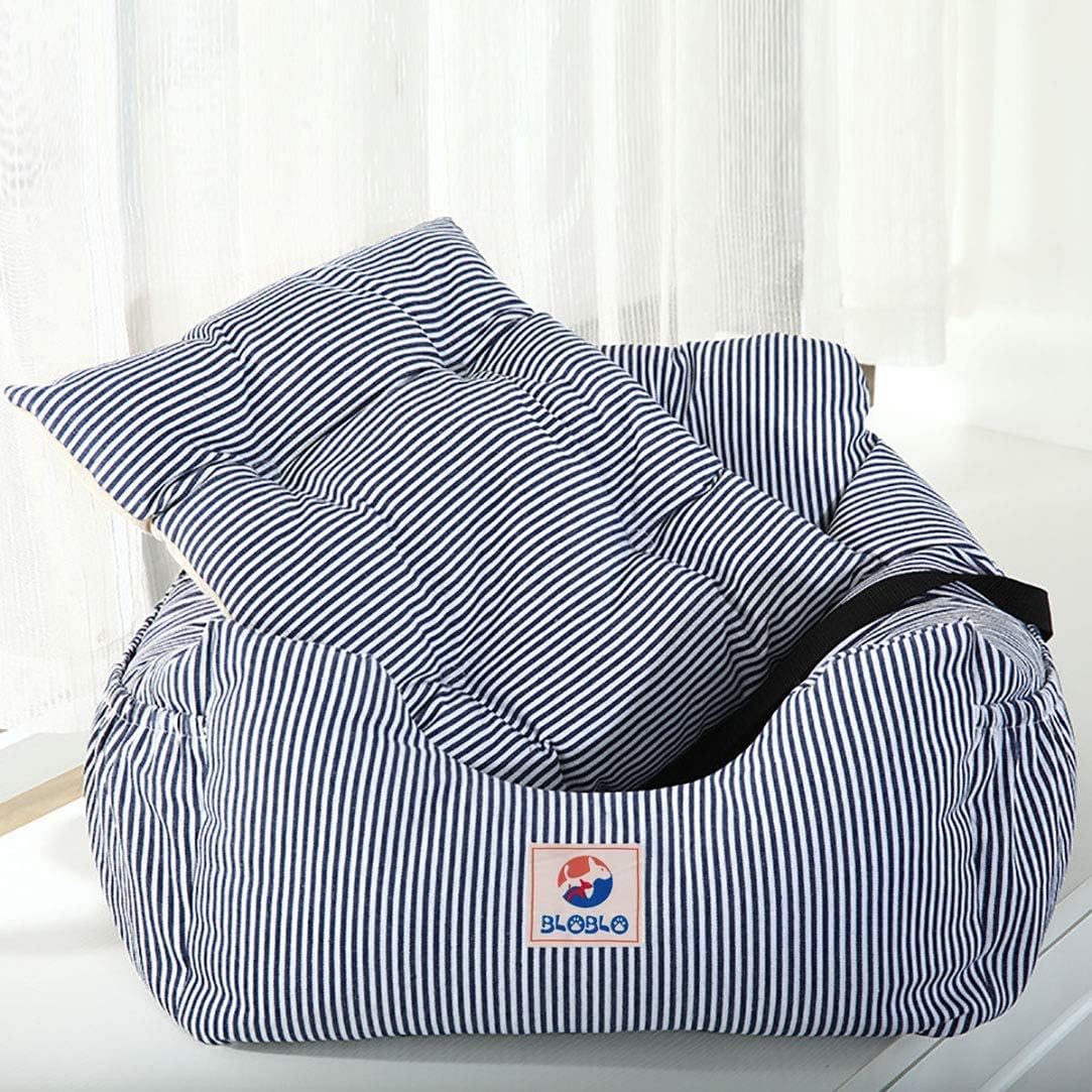 BLOBLO Dog Car Seat Pet Booster Seat Travel Safety Dog Bed for Car with Storage Pocket - Image 6