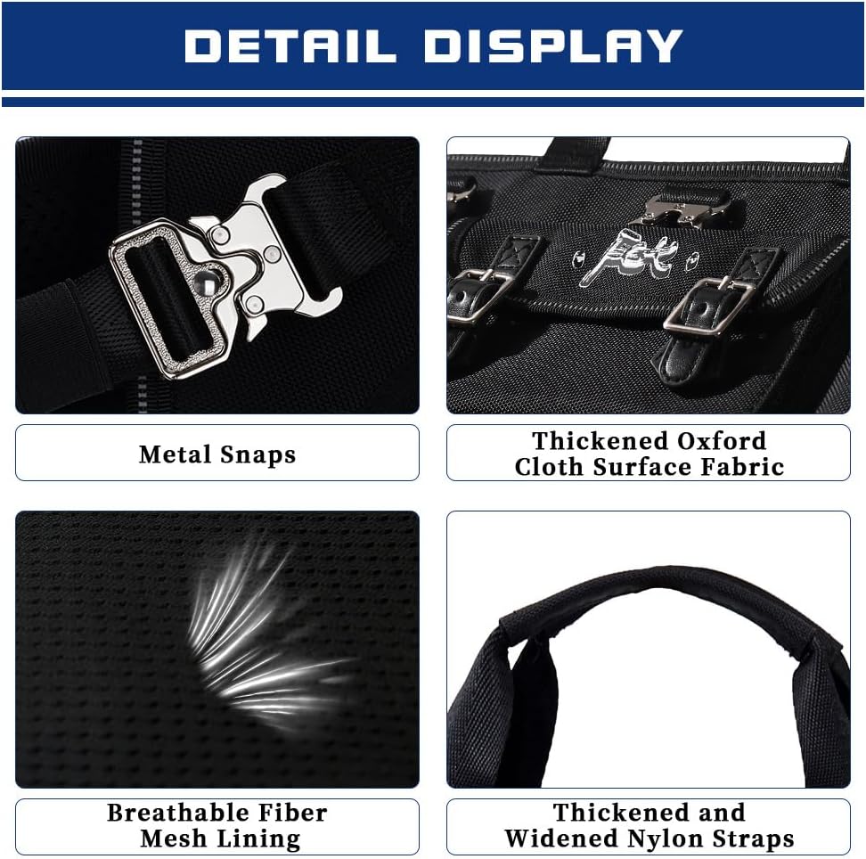 Dog Backpack Carrier - Spine-Friendly for Small to Midium Dogs (8-18 lbs), Horizontal Design Dog Carrier with Adjustable Back Straps,Legs-Out Comfort for Travel/Hiking/Cycling (Black, Size M) - Image 2