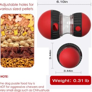 Treat Dispensing Toys for Smart Puppy Middle Dogs to Keep Them Busy, Dog Puzzles Mental Stimulation Slow Feeder， Interactive Cognitive Enrichment Food Dispenser Toys