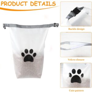 Roll Top Dog Food Travel Bag 42cup,Travel Dog Food Container,Reusable EVA Dog Food Bag,Waterproof Dog Kibble Container,Dog Camping Essential-Ideal for Dog Boarding,Weekend Getaways