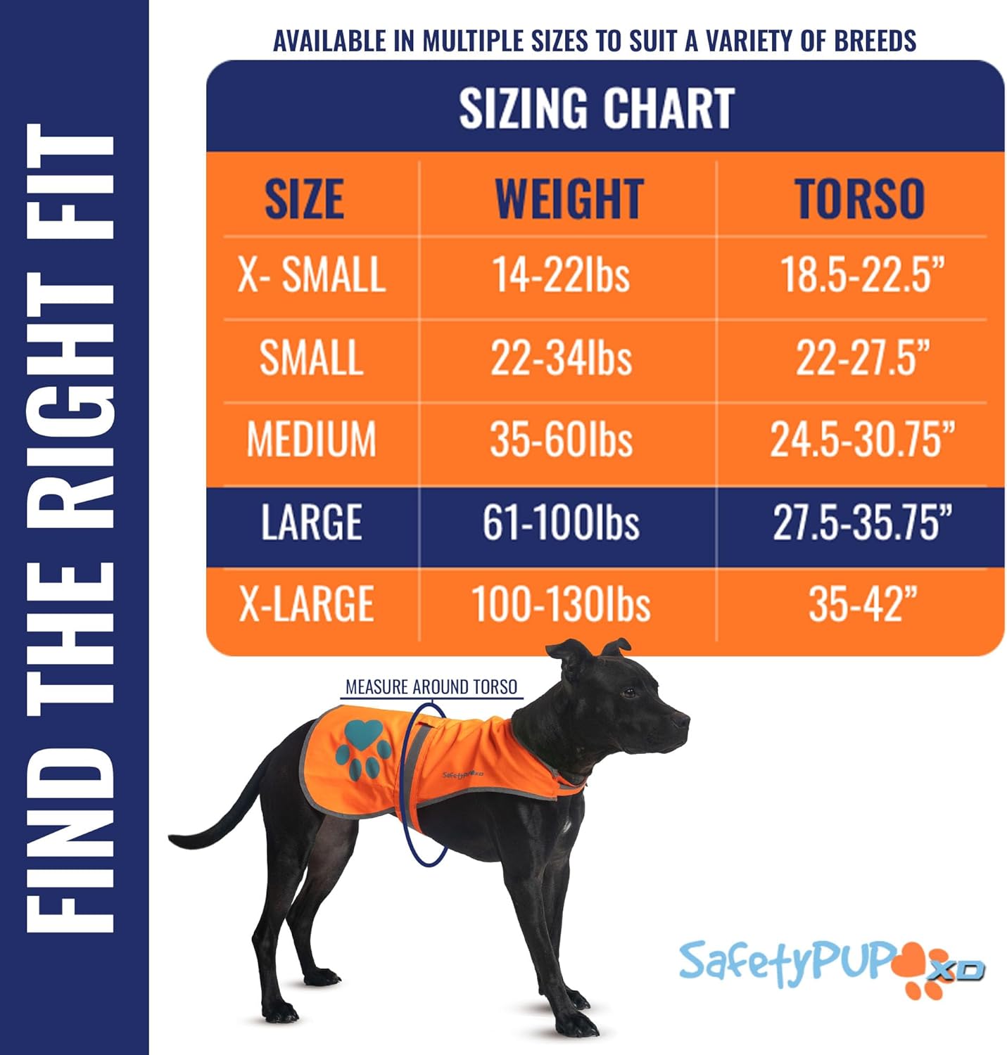 Reflective Dog Vest. Hi-Visibility, Fluorescent Blaze Orange Dog Vest Helps Protect Your Best Friend. Safeguard Your PUP from Motorists & Hunting Accidents, On or Off Leash (Large) - Image 2