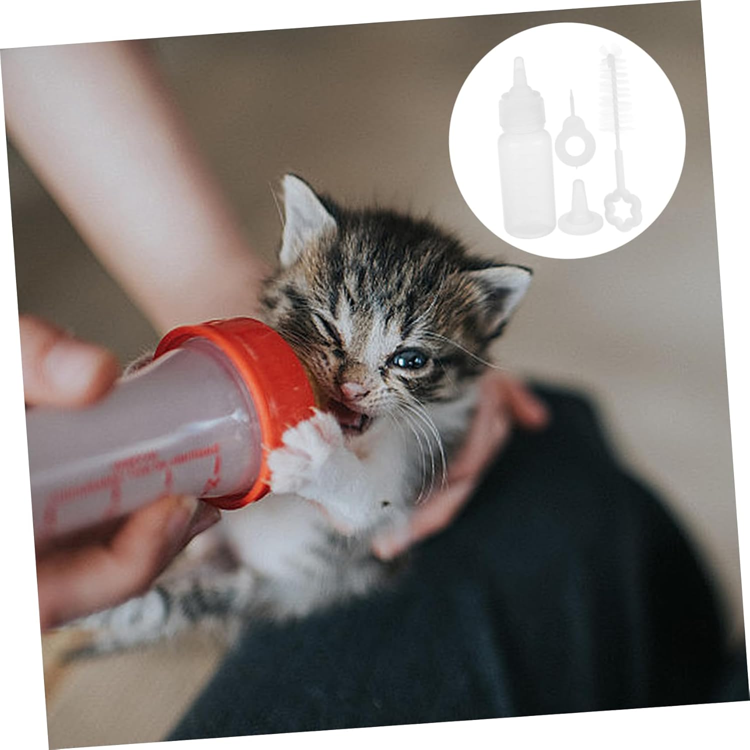BESPORTBLE 4sets Newborn Pet Nursing Bottle Feeder for Kittens Puppies Portable Optimal Capacity Kit for - Image 8