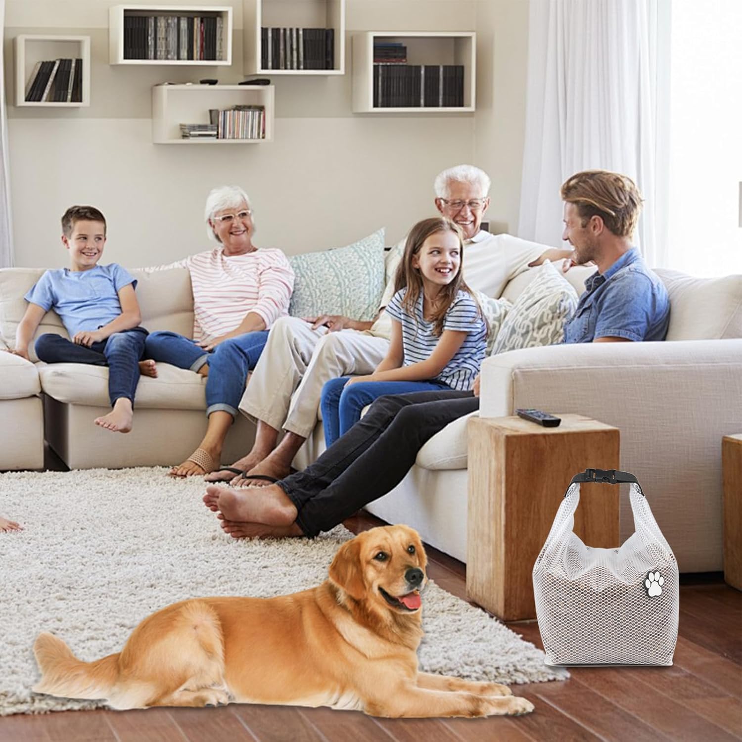 Dog Food Travel Bag 2pakc,Pet Travel Food Storage Container, Leakproof, Pet Safe,Foldable, for Maximum Freshness, for RV Road Trips, Camping, Longterm Dog Boarding Gear Accessories/white - Image 5