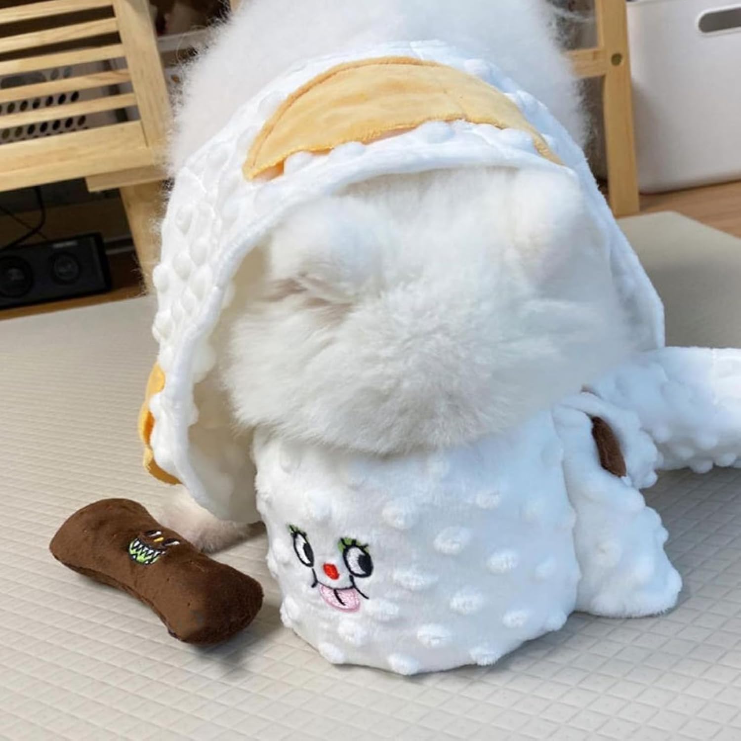 Cyrank Dog Snuffle Toy, Toilet Paper Dog Puzzle, Hide & Seek, Slow Feeder, Mental Stimulation, Medium Dogs - Image 9