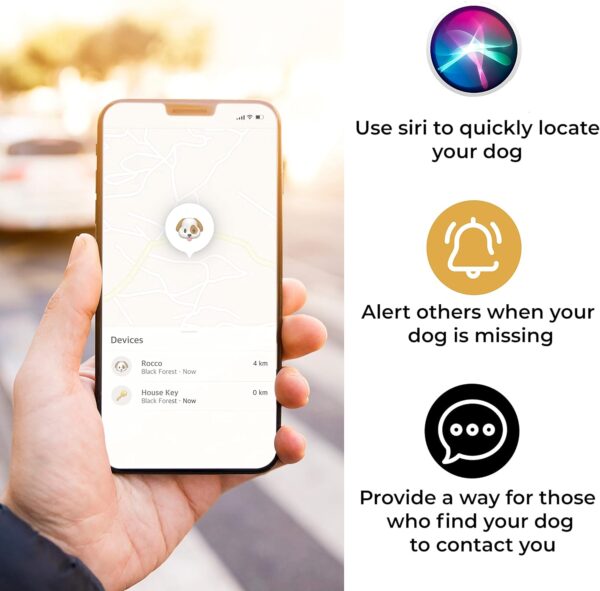 Pup Culture AirTag Dog Collar | Durable & Protective Dog AirTag Holder - Track Your Pet Using Apple AirTag Technology - Dog Collar AirTag Holder -for Dogs and Cats - Image 6