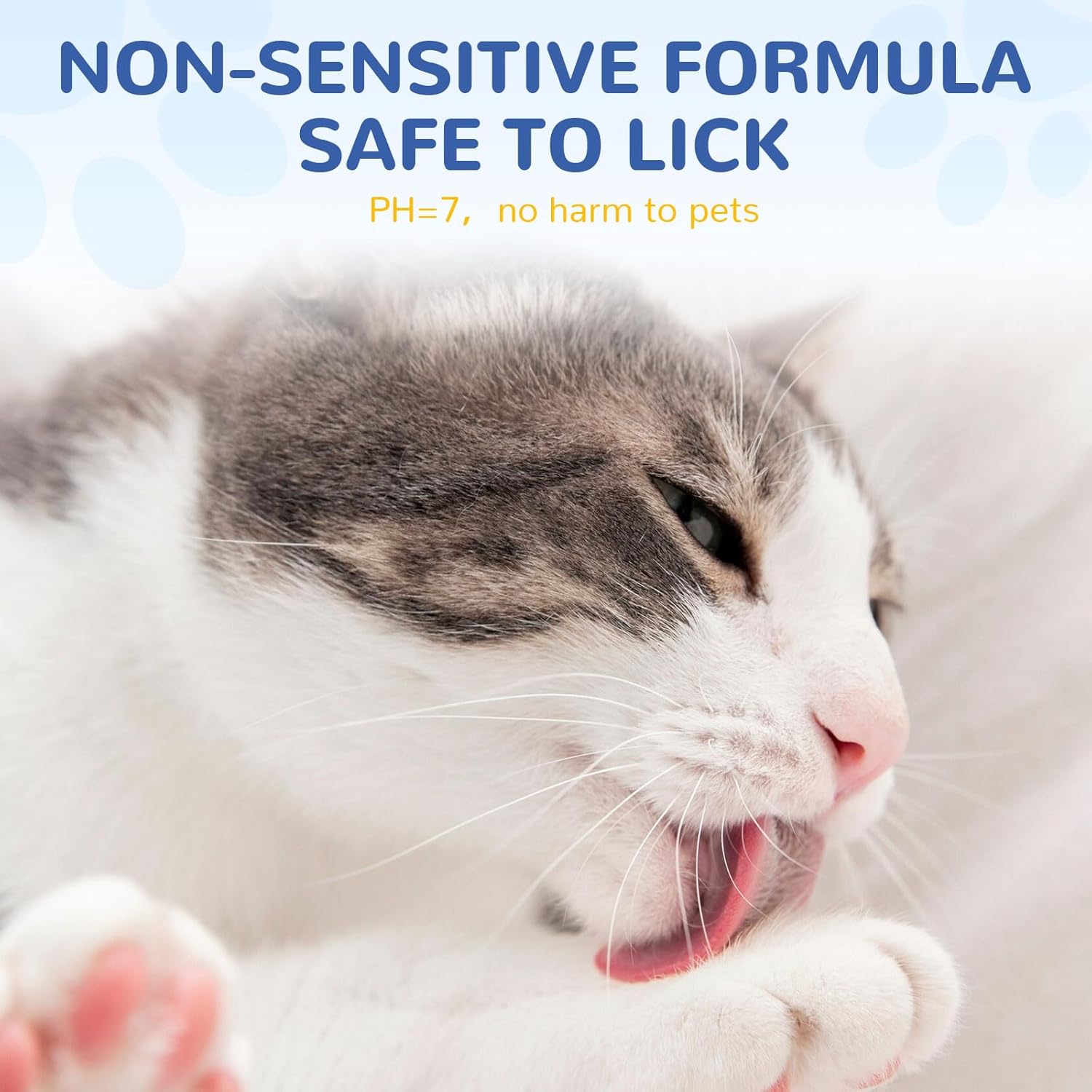 10 Pcs Pet Cleaning Glove Wipes for Dogs & Cats, Hypoallergenic Grooming Wipes, Dog Wipes for Paws and Buttocks, Dog Wipes Cleaning Deodorizing Suitable for Pet Dry Cleaning, Daily Care and Travel - Image 4