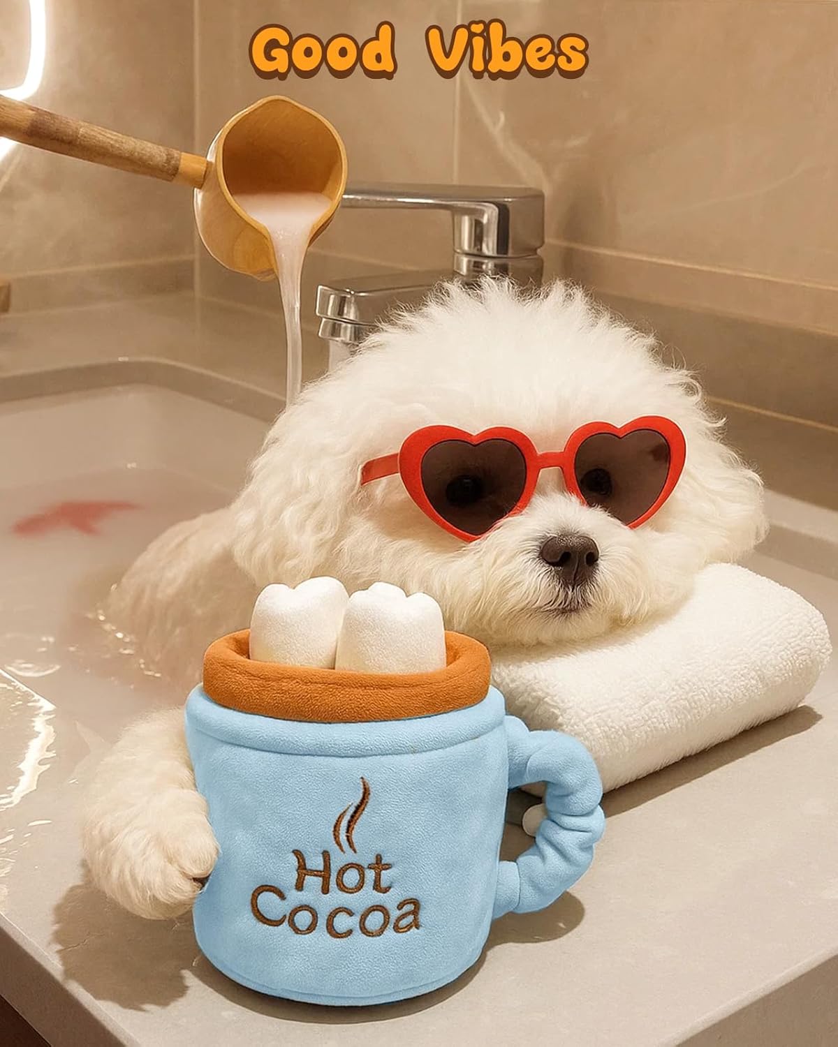 Swooflia Crinkle Dog Toy - Enrichment Squeaky Plush Toys to Keep Them Busy,Treat Boredom for Small Dogs Funny Interactive Stimulating Puppy Toy for Hide and Seek - Image 6