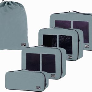 DDIDIBIB 5 Set Clothes Storage Travel Duffel Suitcase Cube Storage Bag...