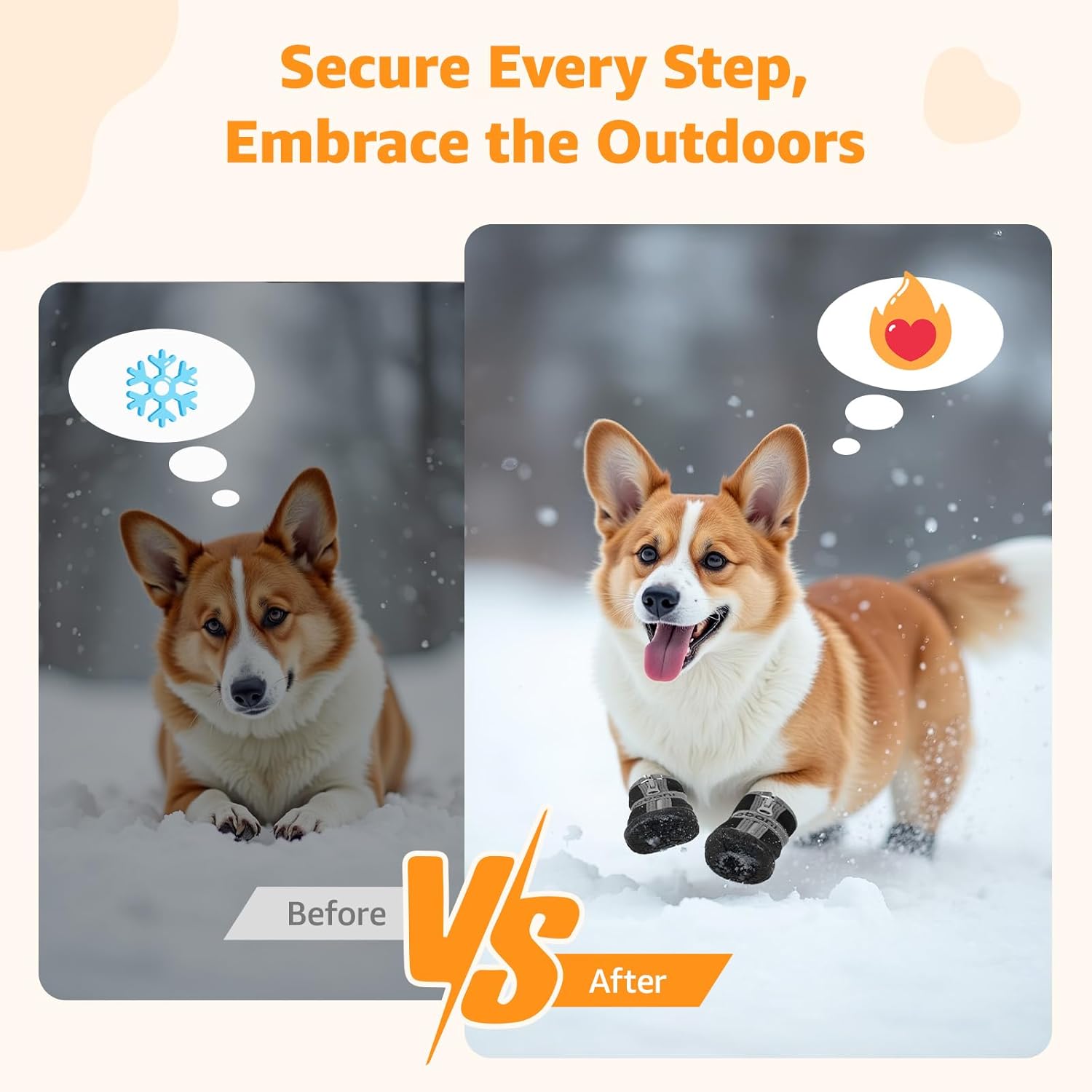 Small Dog Shoes for Hot Pavement - Dog Shoes Small Size Dogs for Summer Rain, Dog Booties and Paw Protectors with Reflective Strap for Outdoor Walking Hiking Running Training, Size 1 - Image 9