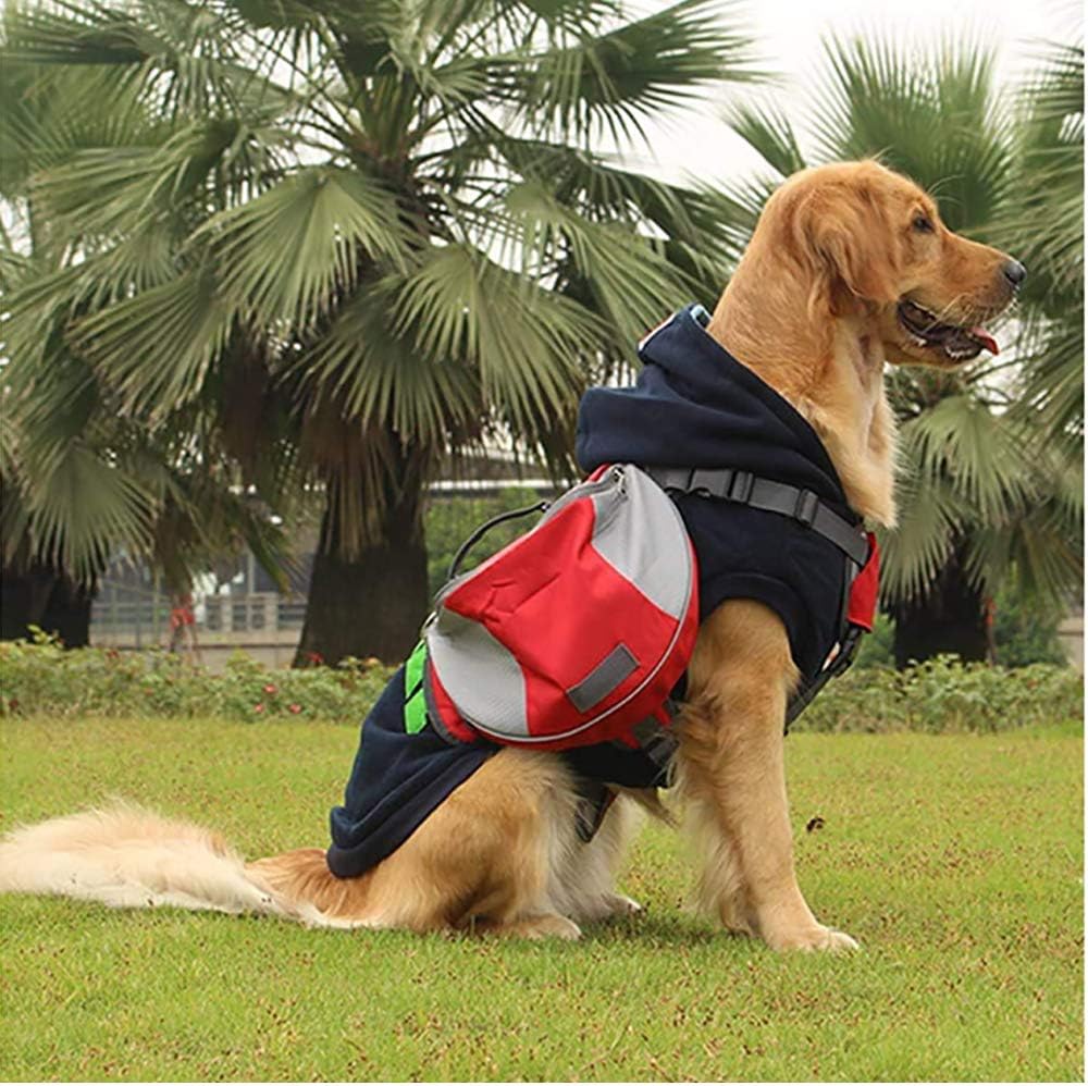 Adjustable Service Dog Supply Backpack Saddle Bag for Camping Hiking Training - Image 7