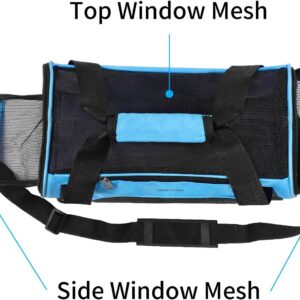 JMOON Soft-Sided Pet Carrier Bag – Airline Approved for Cats and Dogs – Foldable Comfort Travel Carrier