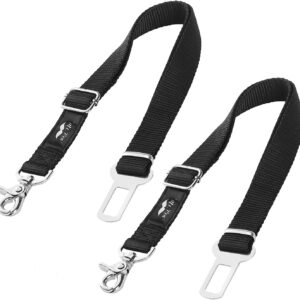 Mr. Pen- Adjustable Dog Seat Belt for Car, 2 Pack, Pet Safety Harness, Car Leash