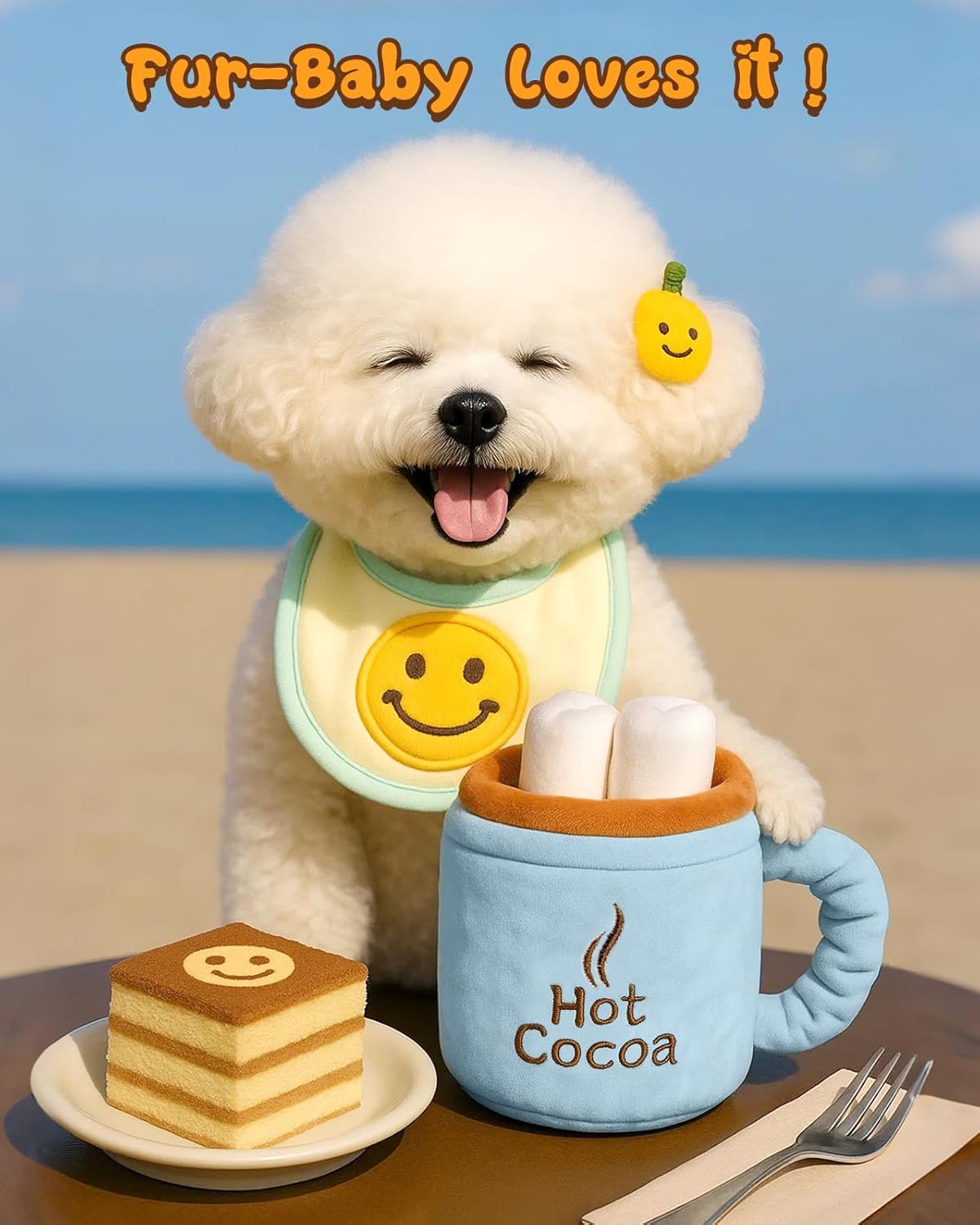 Swooflia Crinkle Dog Toy - Enrichment Squeaky Plush Toys to Keep Them Busy,Treat Boredom for Small Dogs Funny Interactive Stimulating Puppy Toy for Hide and Seek - Image 5