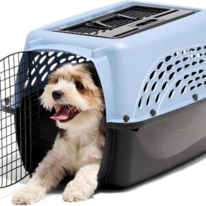 Petmate Dog Crates for Small Dogs & Cat Carriers, Two-Door Plasti...