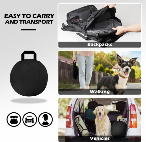 Cat Tent Outdoor, Pet Enclosure Tent Suitable for Cats and Small Animals, Indoor Playpen Portable Exercise Tent with Carry Bag(Dark Green) - Image 3