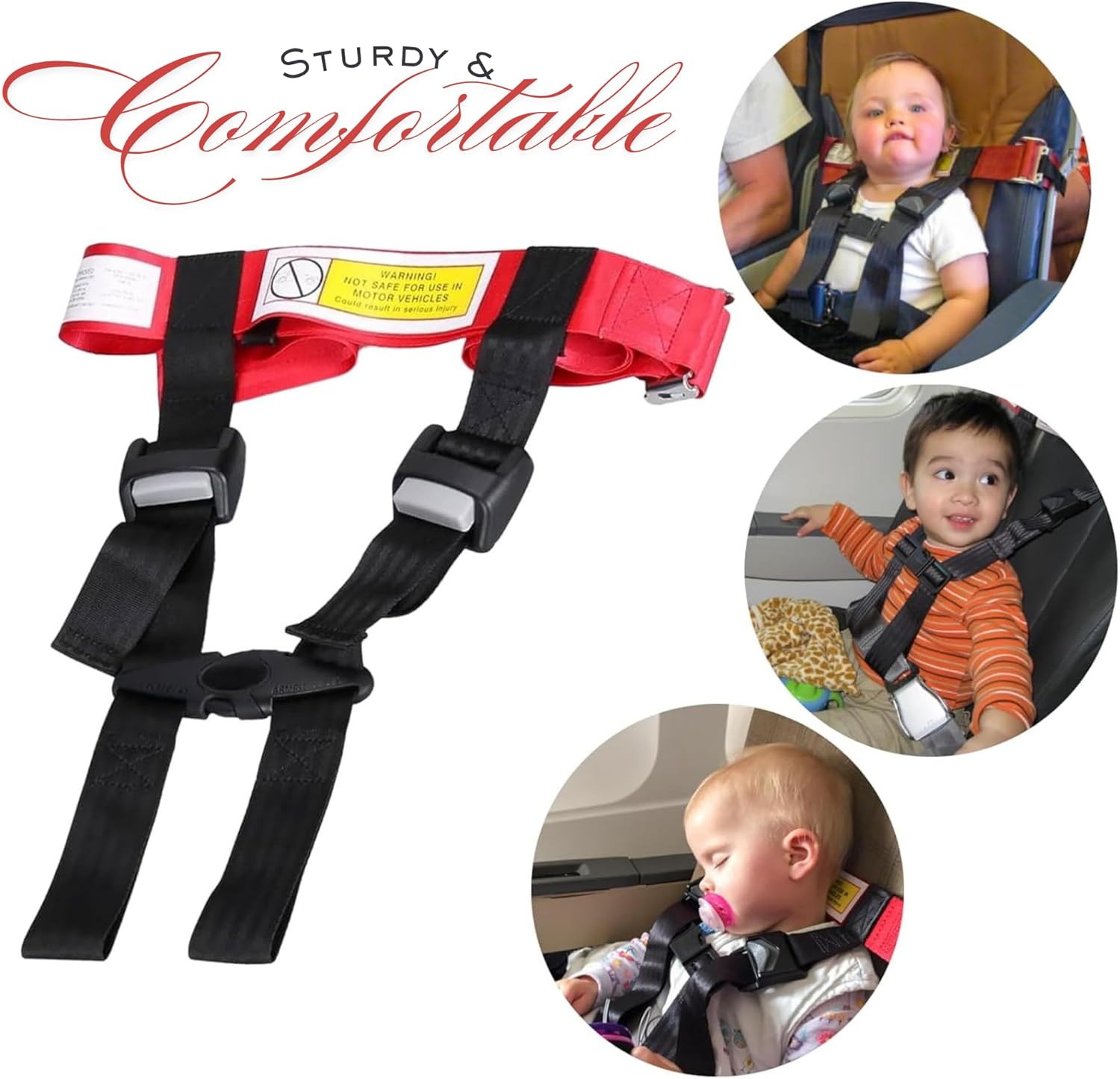 Child Airplane Travel Harness - Portable & Lightweight Travel Harness for Toddlers and Kids - Easy Flight Accessory for Family Trips - Image 2