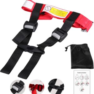 Child Airplane Travel Harness - Portable & Lightweight Travel Harness for Toddlers and Kids - Easy Flight Accessory for Family Trips