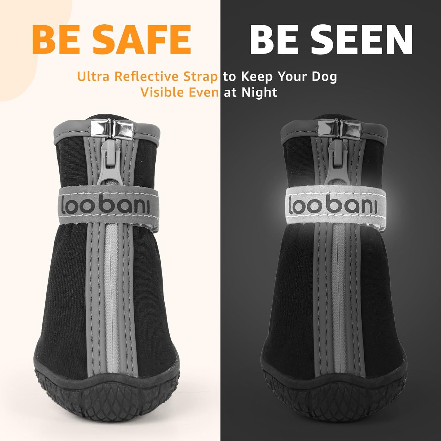 Small Dog Shoes for Hot Pavement - Dog Shoes Small Size Dogs for Summer Rain, Dog Booties and Paw Protectors with Reflective Strap for Outdoor Walking Hiking Running Training, Size 1 - Image 8