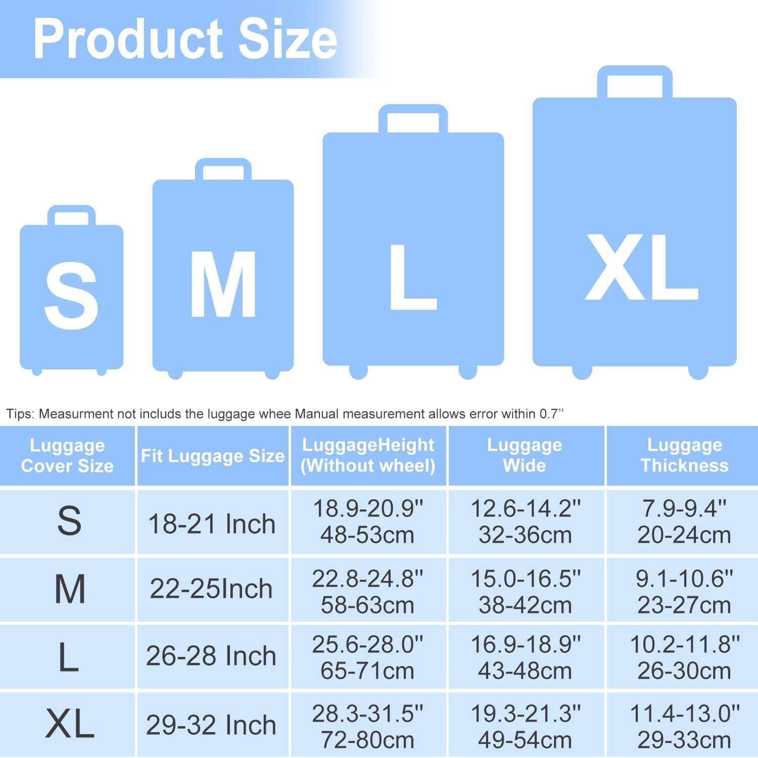 Colorful Cartoon Cat Luggage Cover – Stretchable Suitcase Protector for 26–28 Inch Luggage – Scratch-Resistant, Washable Travel Cover for Cat Lovers,L - Image 6