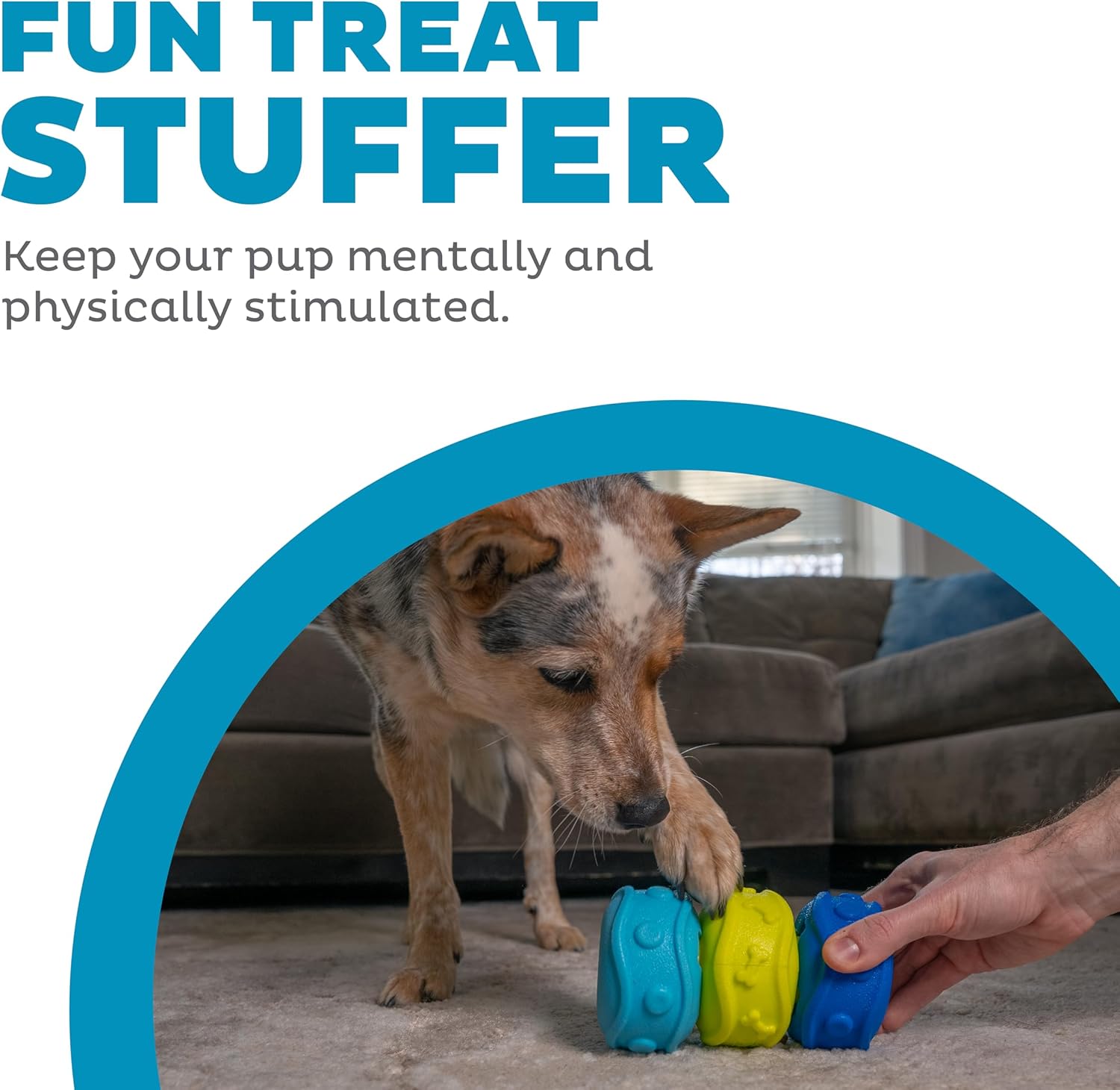 Outward Hound Treat Locking Discs Dog Treat Dispenser Puzzle Toy - Image 2