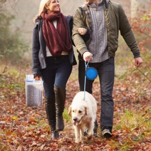 Rocutus Pet Food Storage Container,Portable Cat Dog Food Container Wit...